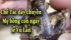 Chế tác dây chuyền mẹ bồng con nhân ngày lễ Vu Lan - Nghệ thuật chế tác Trầm Hương Mộc Nhiên Phát